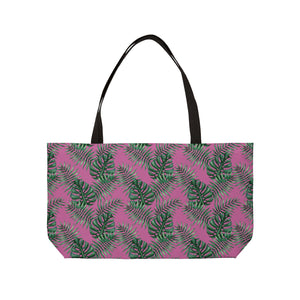 Tropical Bliss Pink Weekender Tote Bag