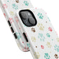 Pet Lover Magnetic iPhone Case - Cute Paw Print Design, Tough Magnetic Cases for Dog and Cat Owners, Gift for Animal Lovers