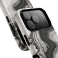 Black Marble Magnetic iPhone Case for Tough Protection, Stylish iPhone Mobile Accessory, Fashionable Gift, Unique Marble iPhone Design, Durable Smartphone Cover