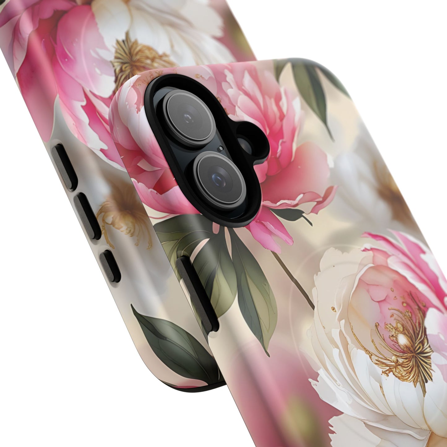 Blooming Petals Tough Magnetic Phone Cases, Elegant Phone Cover, Durable Case for Flower Lovers, Phone Accessories