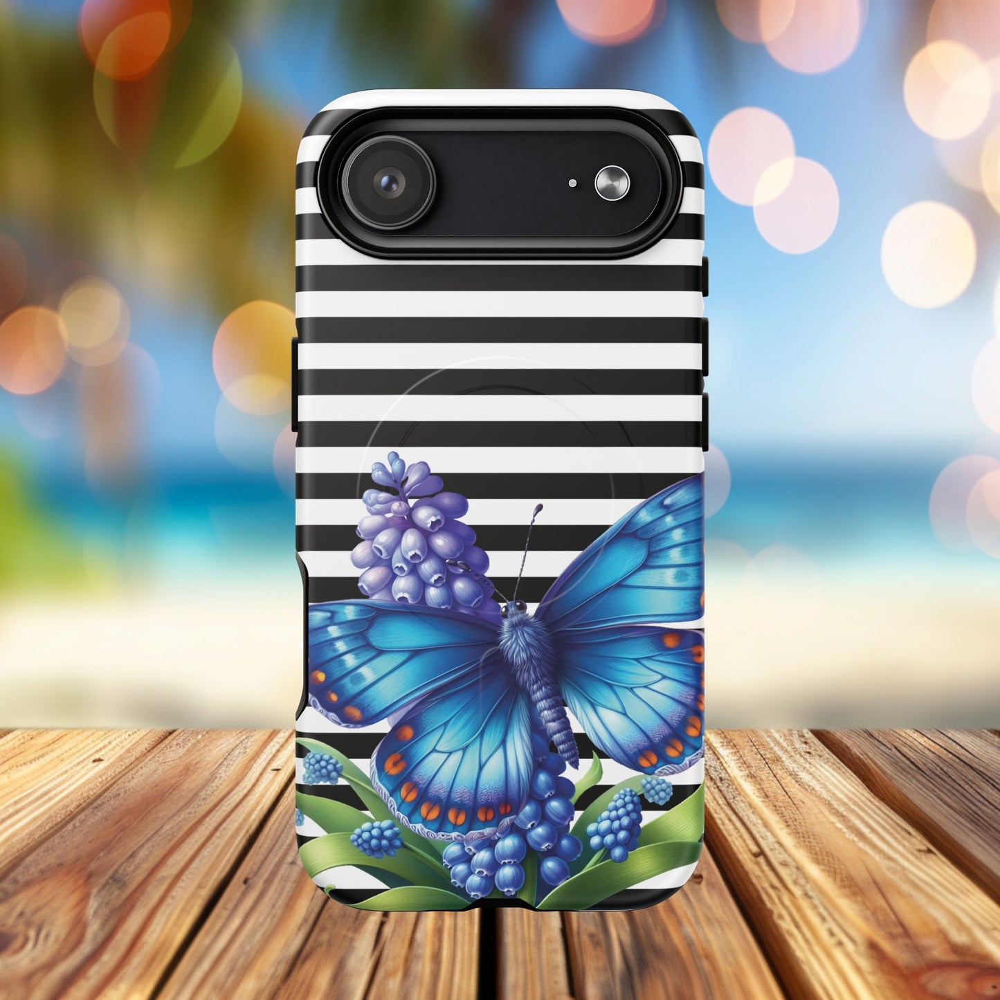 Midnight Bloom Tough iPhone Magnetic Cases - Floral, Stylish iPhone Cover, Gift for Her, Custom Mobile Case, Trendy iPhone Accessories
