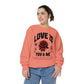 You and Me Valentines Unisex Comfort Colors Garment-Dyed Sweatshirt