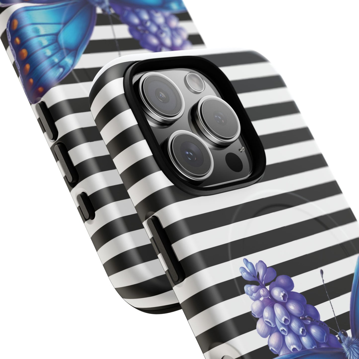 Midnight Bloom Tough iPhone Magnetic Cases - Floral, Stylish iPhone Cover, Gift for Her, Custom Mobile Case, Trendy iPhone Accessories