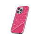 Personalized Pink Bow Coquette Slim Flexi iPhone and Samsung Cases — Custom Name or Affirmation