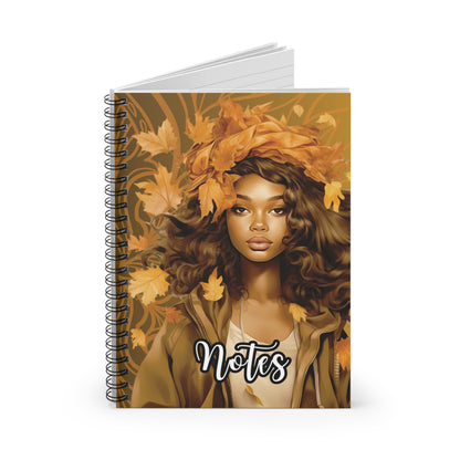 Autumn Inspired Spiral Notes - Notes, Fall Journal, Back to School Stationery, Unique Gift for Students, Cozy Writing Companion.