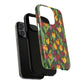 Floral Luminous Whirl Tough Magnetic iPhone Case, Stylish Protection for Everyday Life, Gift for Flower Lovers, Unique iPhone Accessory, Stained Glass iPhone Protection.