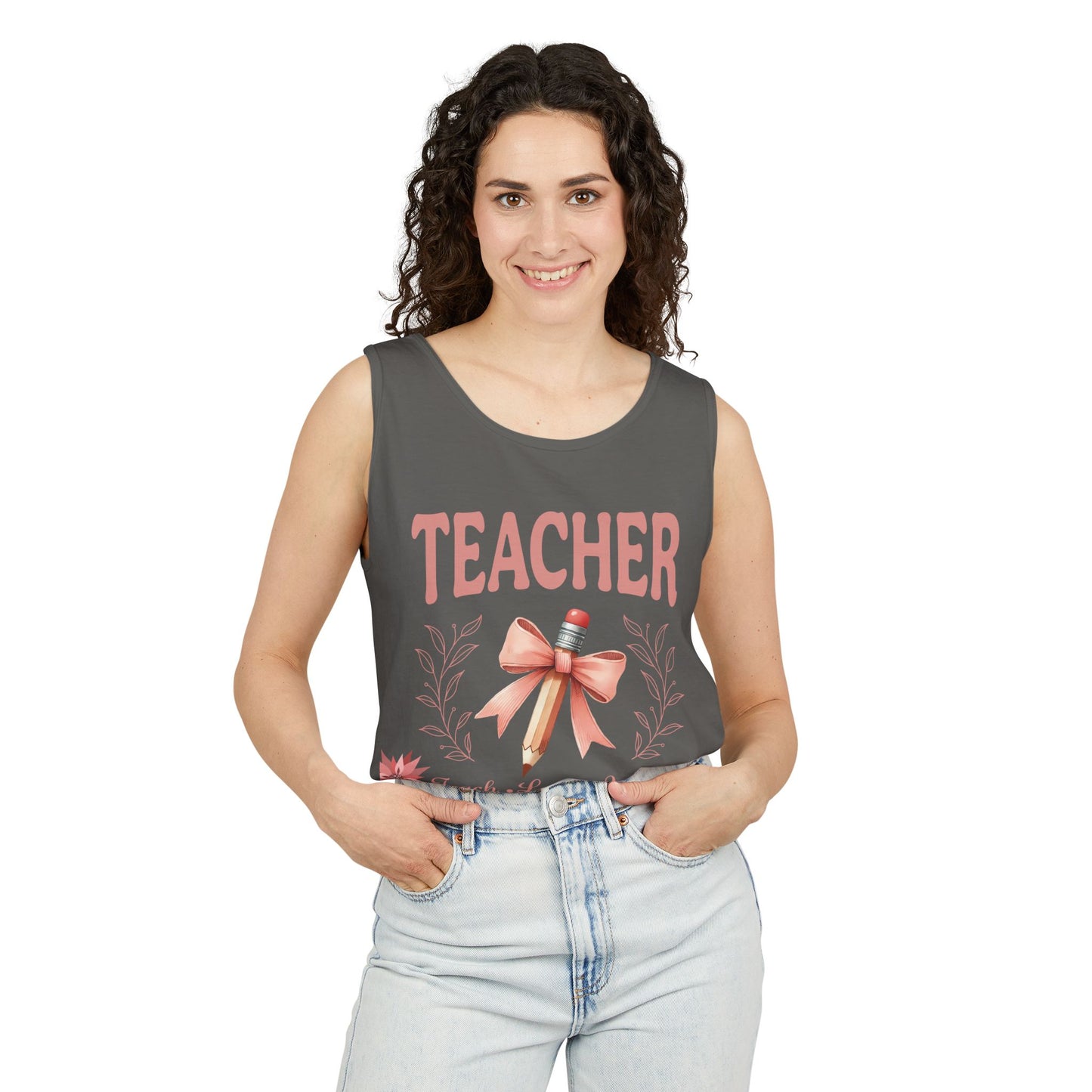 Teacher Unisex Garment-Dyed Tank Top