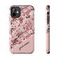 Personalized Cherry Blossom iPhone and Samsung Tough Phone Cases