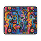 Psychedelic Visions Vibrant Abstract Gaming Mouse Pad - Non-Slip Design for Gamers