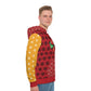 That Ugly Christmas Men's Hoodie with All-Over Print Design - Silky Smooth Polyester Fabric