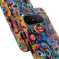 Psychedelic Visions Vibrant Samsung, iPhone and Google Pixel Phone Cases - Colorful Artistic Design