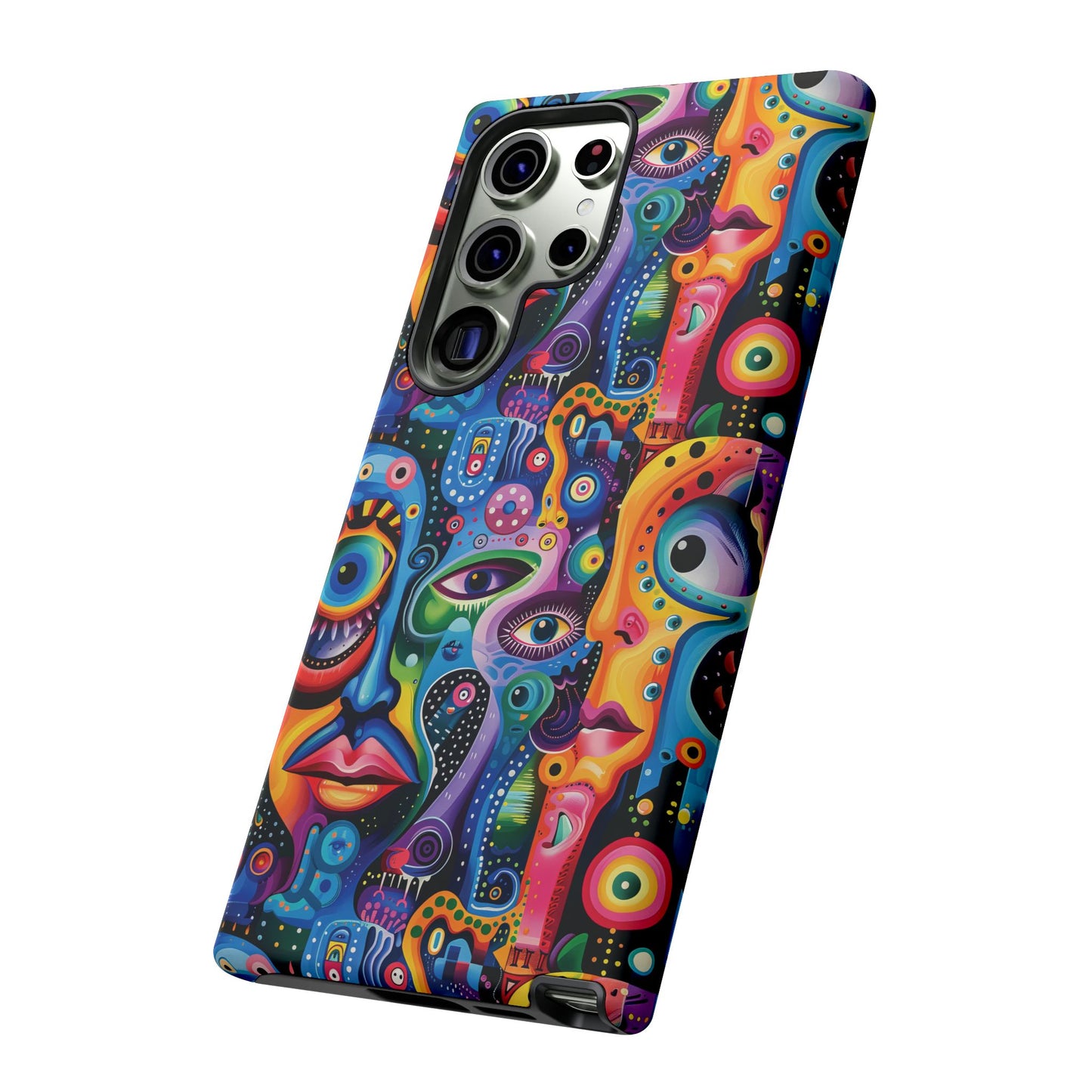 Psychedelic Visions Vibrant Art Google Pixel, iPhone and Samsung Phone Case - Tough Cases for Creative Souls