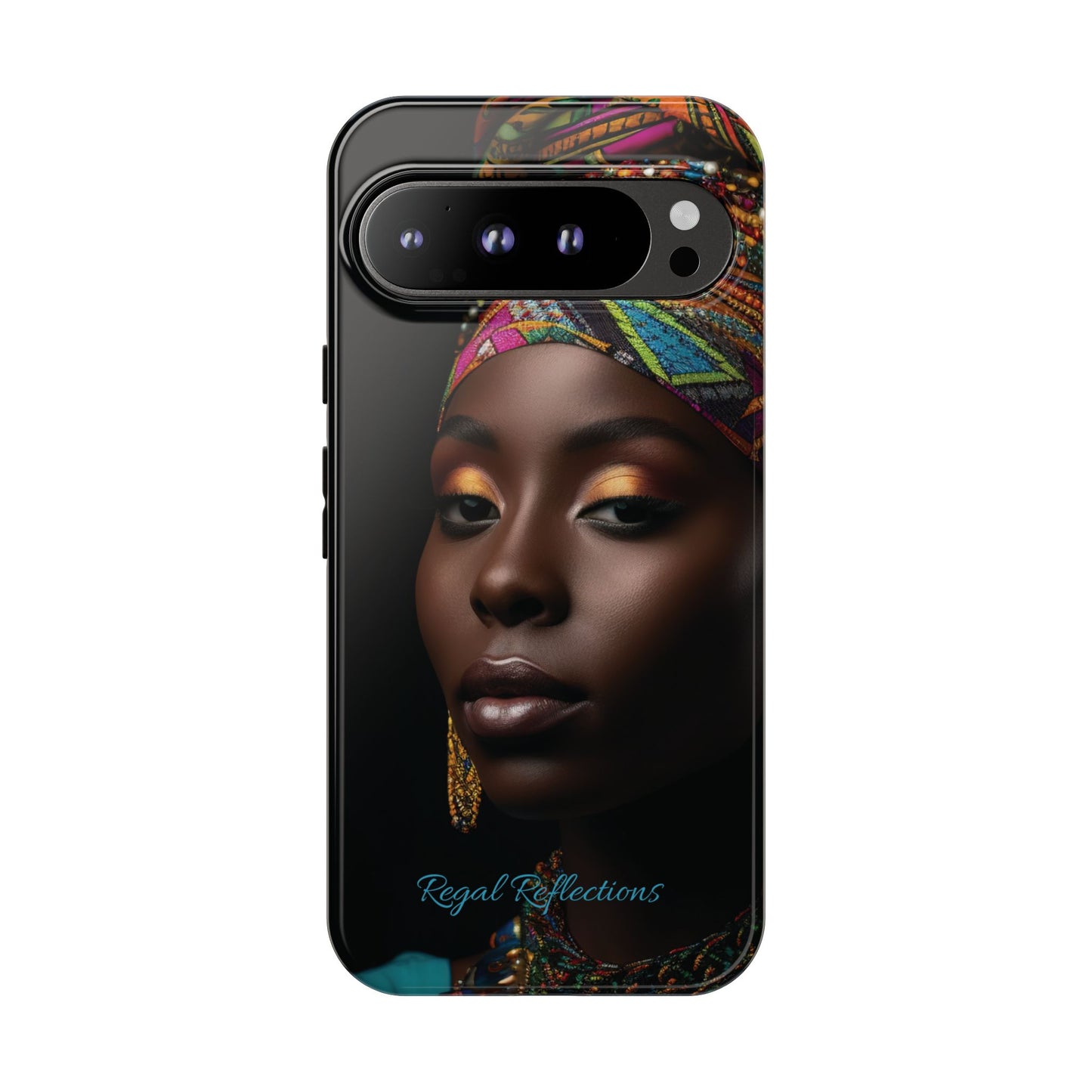Regal Reflections: African Majesty iPhone, Samsung and Google Tough Phone Cases.