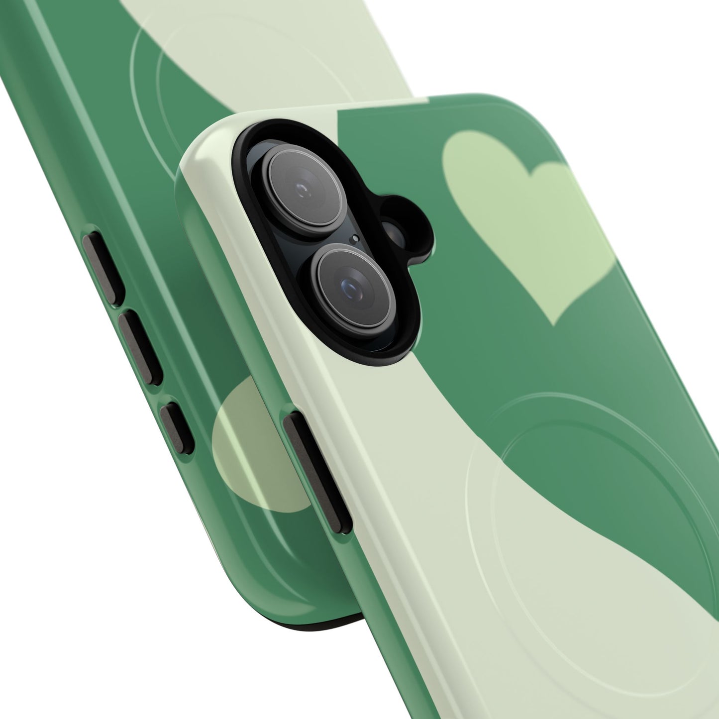 Tough Magnetic iPhone Case with Heart Design, Perfect for Gifts, Valentine's Day, Everyday Use, Stylish Protection, IPhone Cover