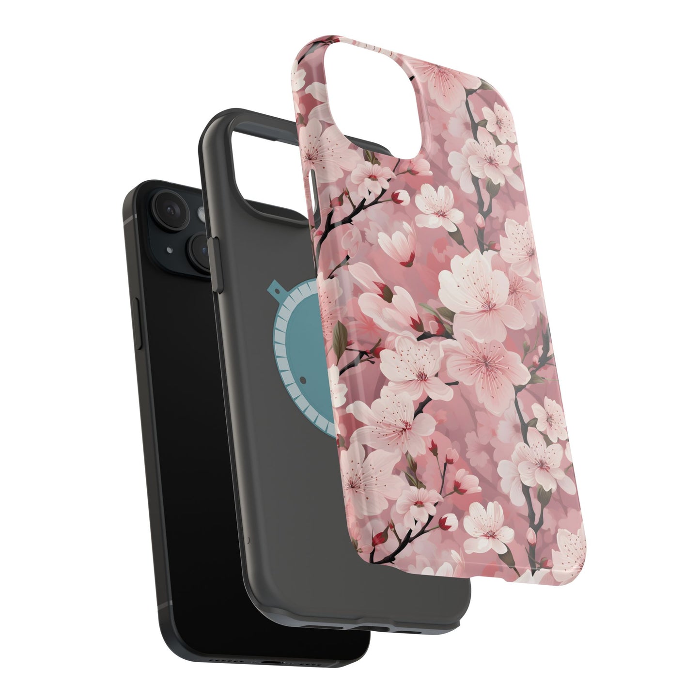 Cherry Blossom Magnetic Tough iPhone Cases