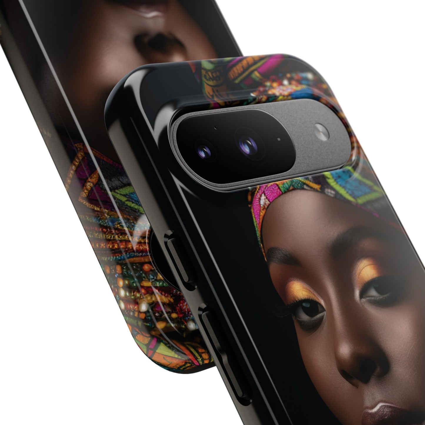 Regal Reflections: African Majesty iPhone, Samsung and Google Tough Phone Cases.