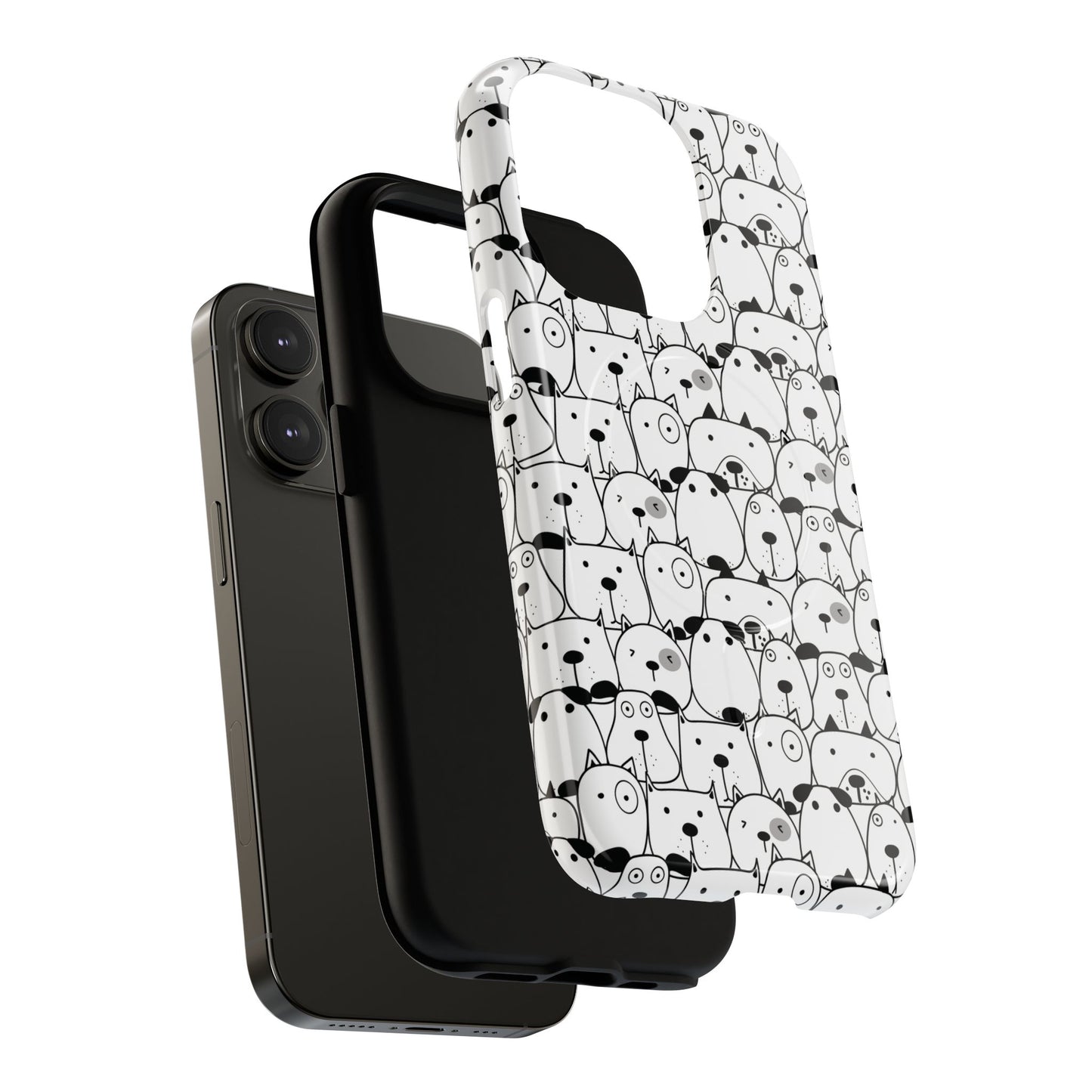 Cute Animal Pattern Phone Case, Tough Magnetic Cases for Pet Lovers, Gifts for Birthday, Holiday, Cute Accessories, Phone Covers