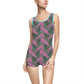 Pink Tropical Bliss Women's Vintage Swimsuit (AOP)