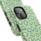 Chic Leopard Print iPhone Cases | Tough Magnetic Cases, iPhone Protection, Animal Print, Stylish Tech Accessories, Green iPhone Case