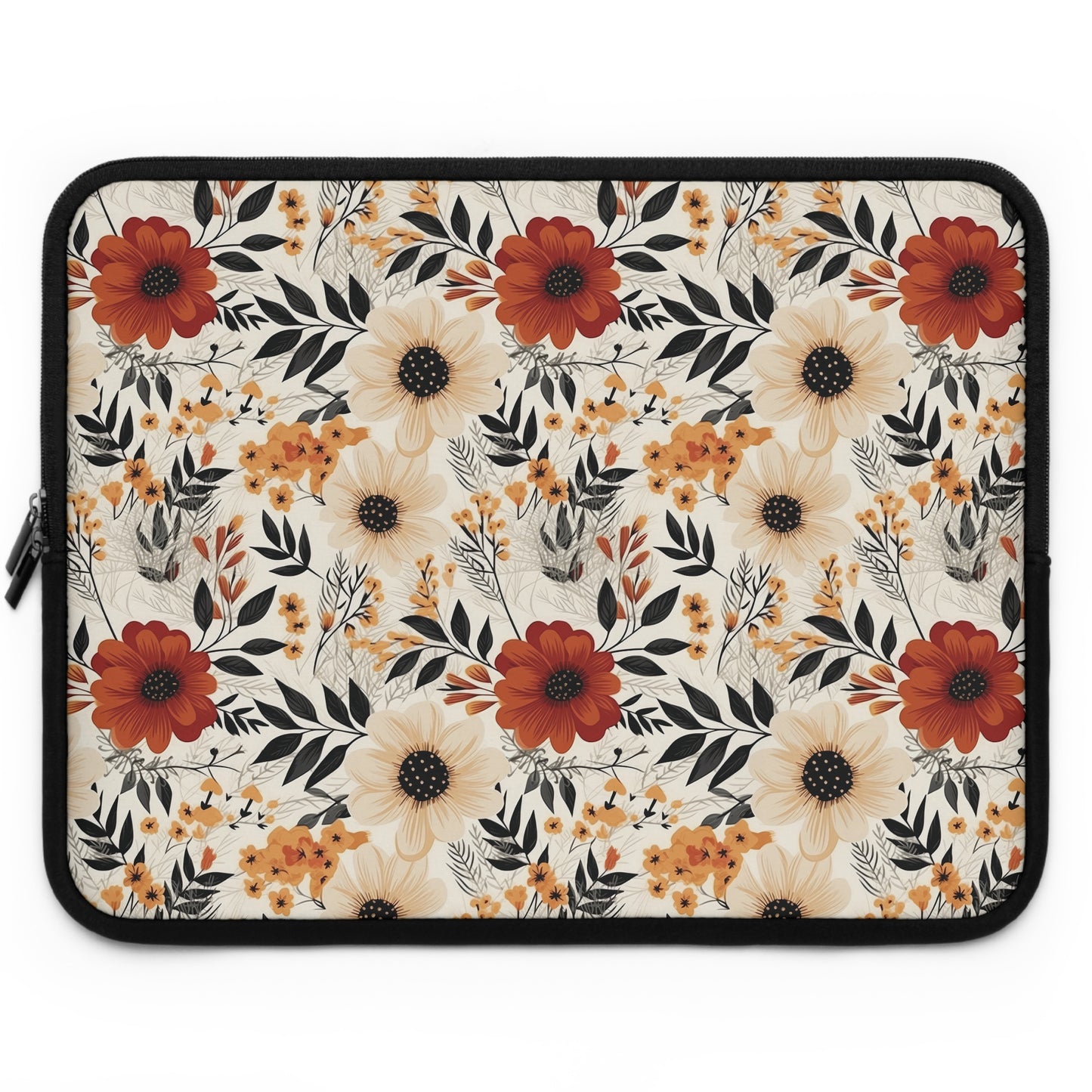 Boho Chic Floral Laptop Sleeve