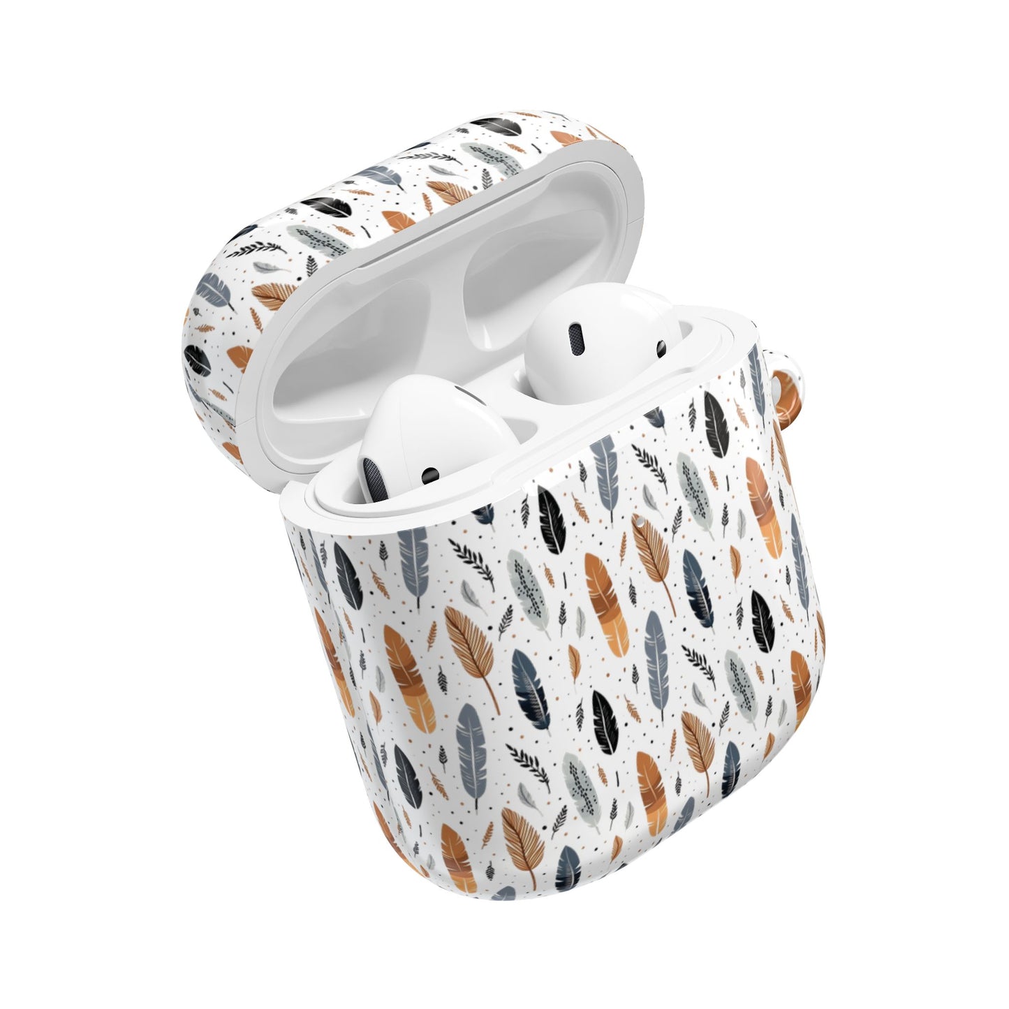 Whispering Feathers AirPod Case - Stylish and Protective Earbud Cover