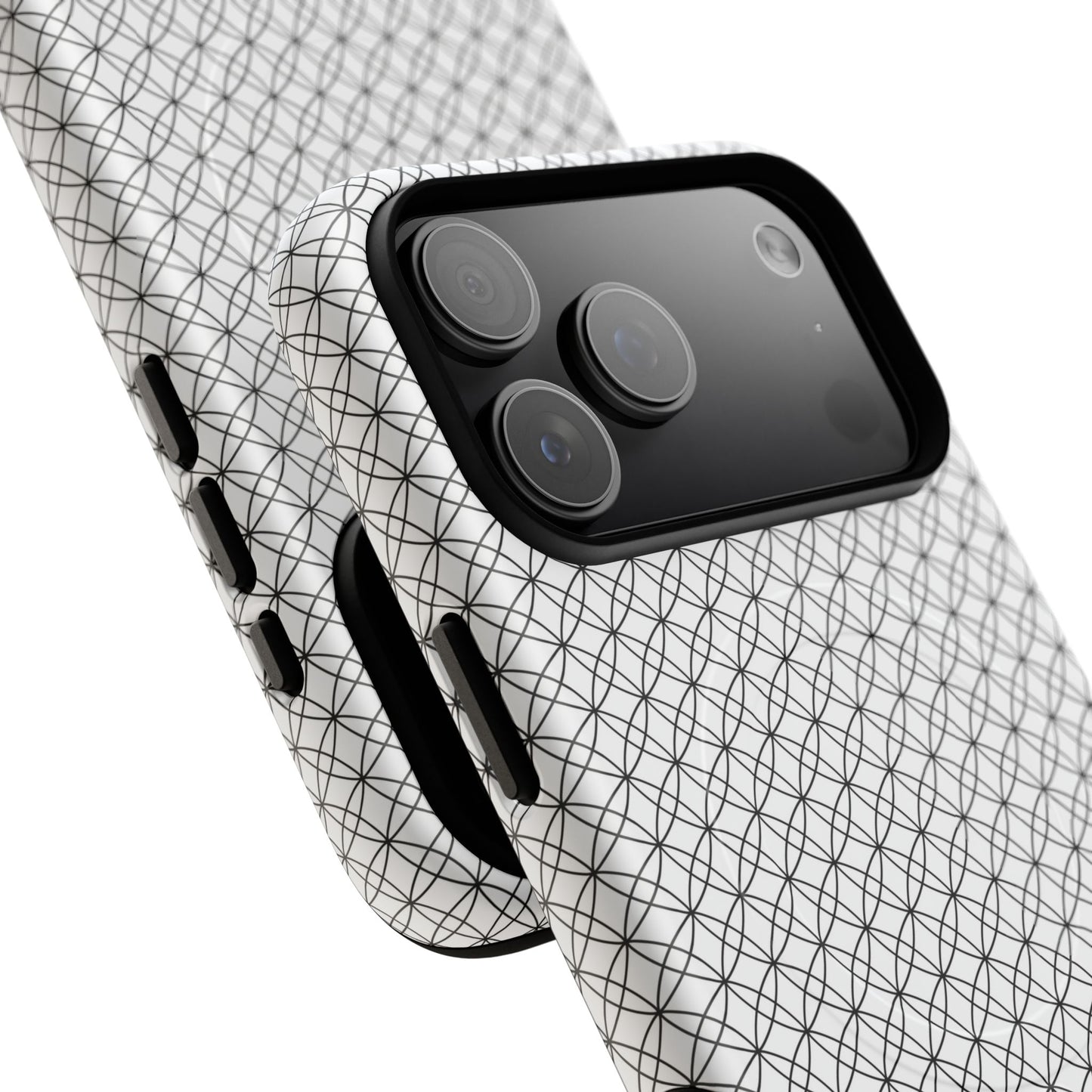 Personalized Geometric Phone Case, Stylish Tough Magnetic Cases, Unique Protection, Trendy Gift for Tech Lovers, Modern Mobile Accessory