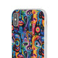 Psychedelic Visions Flexi iPhone and Samsung Case - Colorful Abstract Design.
