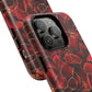 Crimson Bloom Tough iPhone Magnetic Case, Protective iPhone Case, Stylish iPhone Cover, Gift for Her, Mother's and Birthday Gifts, Unique Floral Accessories