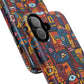 Vibrant Artistic Phone Case | Tough Magnetic Cases | Unique Gift for Art Lovers, Colorful Accessory, iPhone 14, 15, 16, 17 Case.
