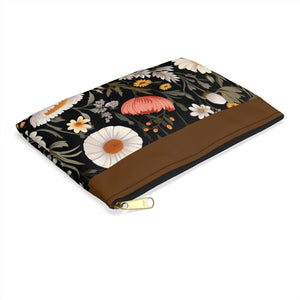 Blossom Elegance: Noir Garden Accessory Pouch