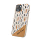 Personalized Whispering Feathers Samsung and iPhone Biodegradable Case, Custom Name Case.