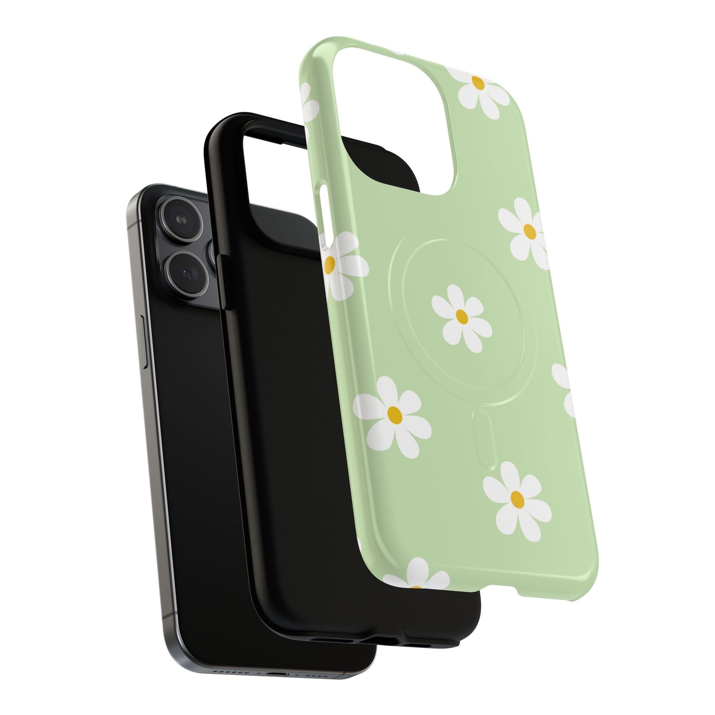 Floral Tough Magnetic Case, Flower iPhone Cover, Cute iPhone Case, Nature Inspired Accessory, Gift for Plant Lovers