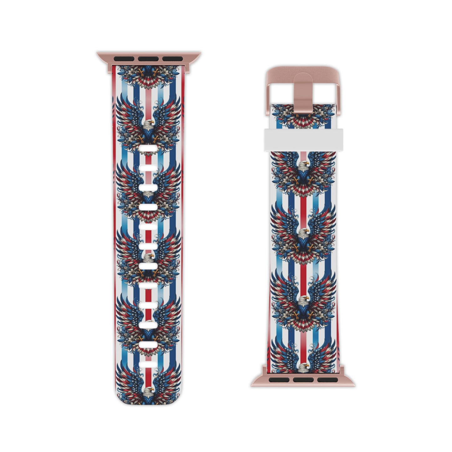 Patriotic Pride Apple Watch Band - Stylish Wrist Accessory for Independence Day & Beyond