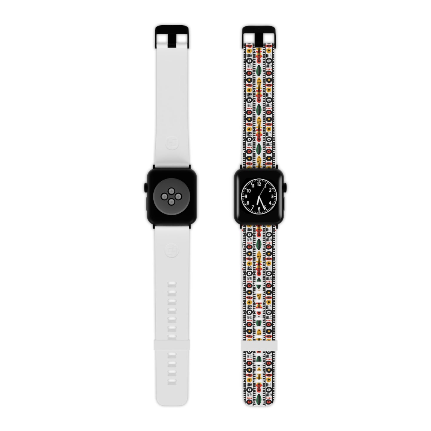 Afrobeat Harmony Colorful Geometric Apple Watch Band - Stylish & Unique Design