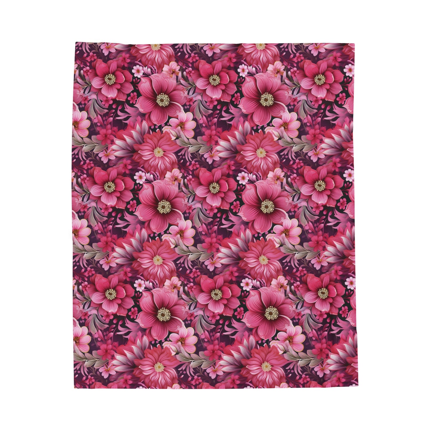 Velveteen Blanket - Cozy Peony Dreams Home Decor Gift - 30x40" 50x60" 60x80"