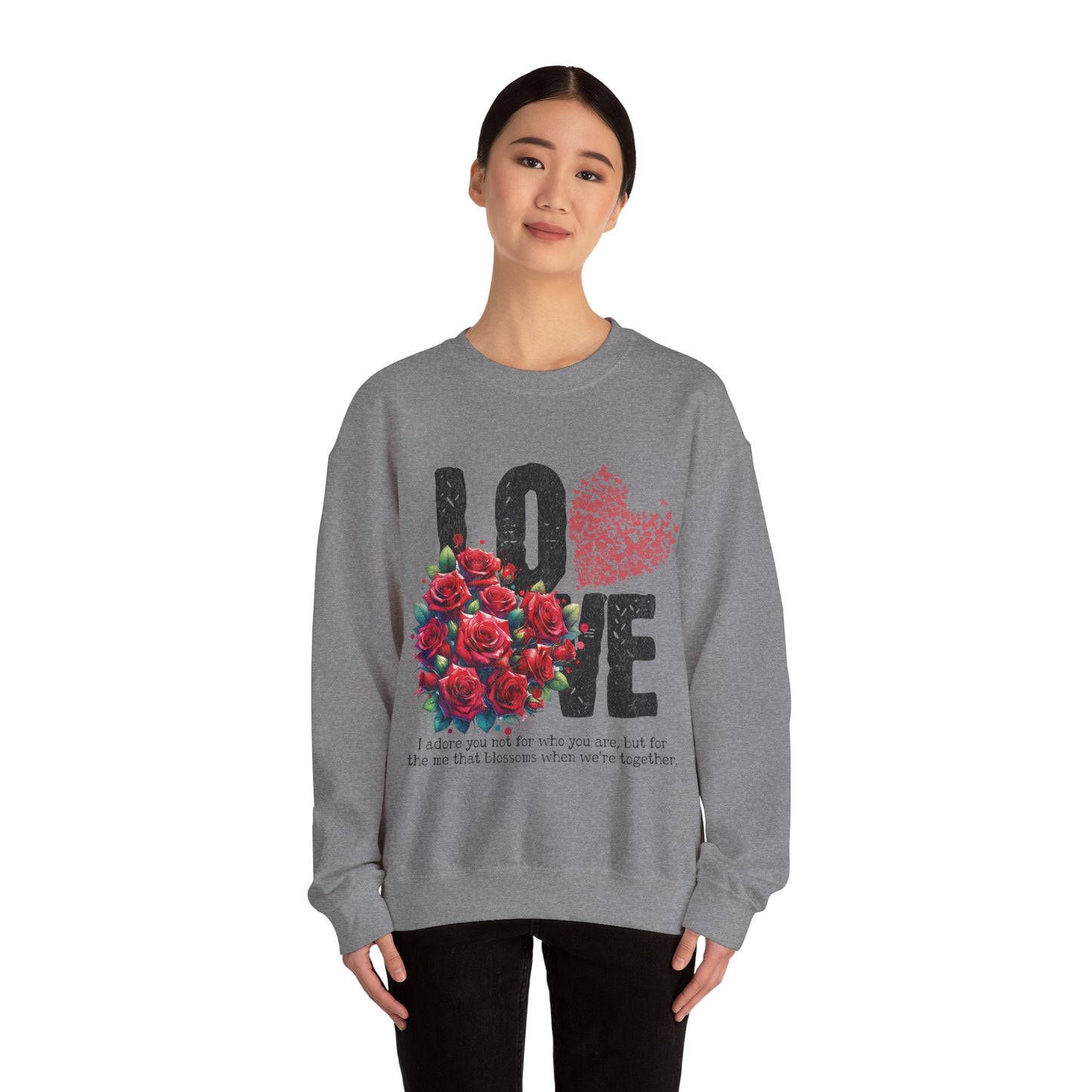 LOVE Always Unisex Heavy Blend™ Crewneck Sweatshirt.