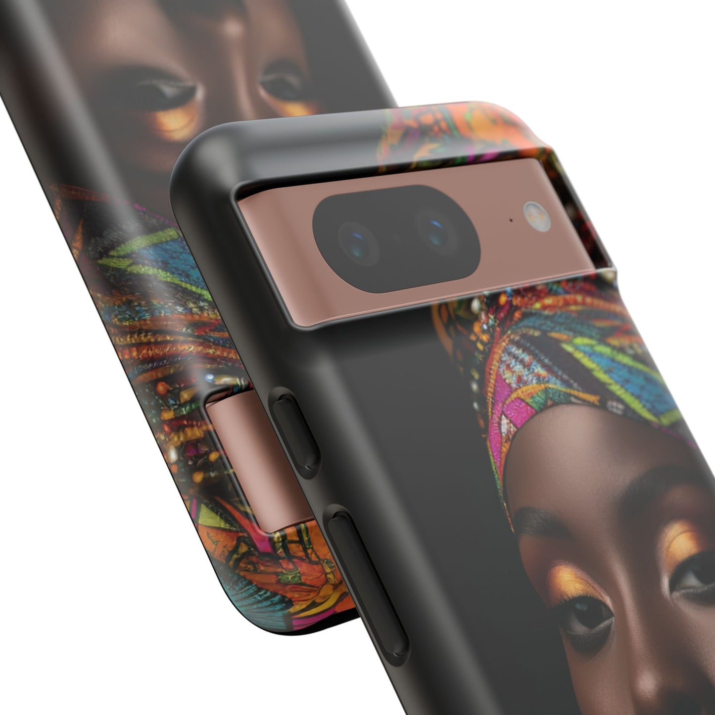Regal Reflections: African Majesty Tough Google Pixel, iPhone and Samsung Cases.