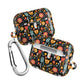 Whimsical Feline Garden AirPod Cases (AOP) - Fun & Colorful Accessories for Pet Lovers.