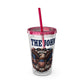 Patriotic Eagle 16oz Tumbler with Straw — "Happy 4th of July" USA Design