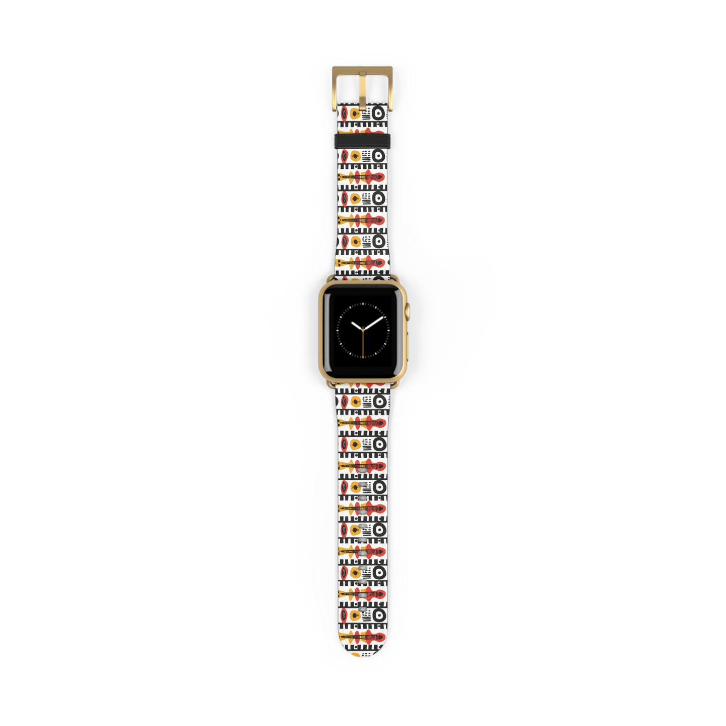 Afrobeat Harmony Vibrant Patterned Watch Band - Stylish and Colorful Accessory for Everyday Wear.