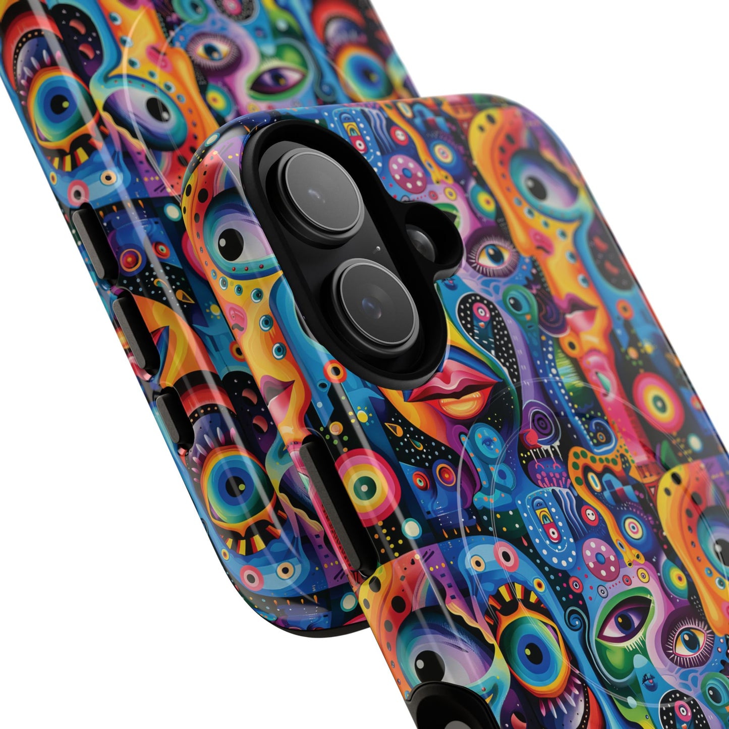 Psychedelic Visions Tough iPhone Magnetic Case - Unique Art iPhone Cover