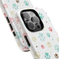Pet Lover Magnetic iPhone Case - Cute Paw Print Design, Tough Magnetic Cases for Dog and Cat Owners, Gift for Animal Lovers