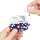 Patriotic Waves AirPod Case – Stars & Stripes Design, Mother’s, Father’s Day Gifts, Anniversary Gifts.