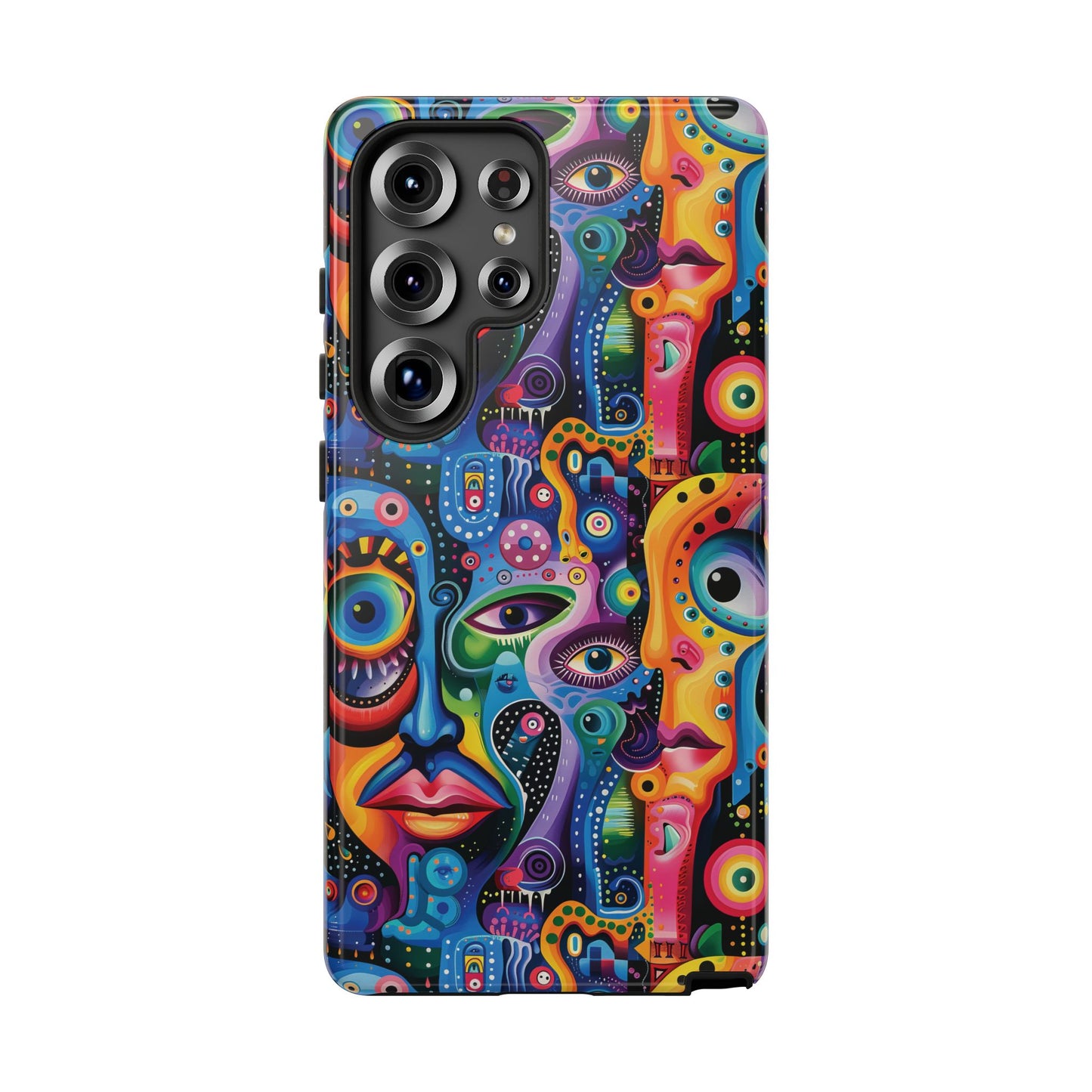 Psychedelic Visions Vibrant Art Google Pixel, iPhone and Samsung Phone Case - Tough Cases for Creative Souls