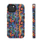 Psychedelic Visions Vibrant Art iPhone and Samsung Phone Case - Stylish Tough Case for Artists & Creatives.
