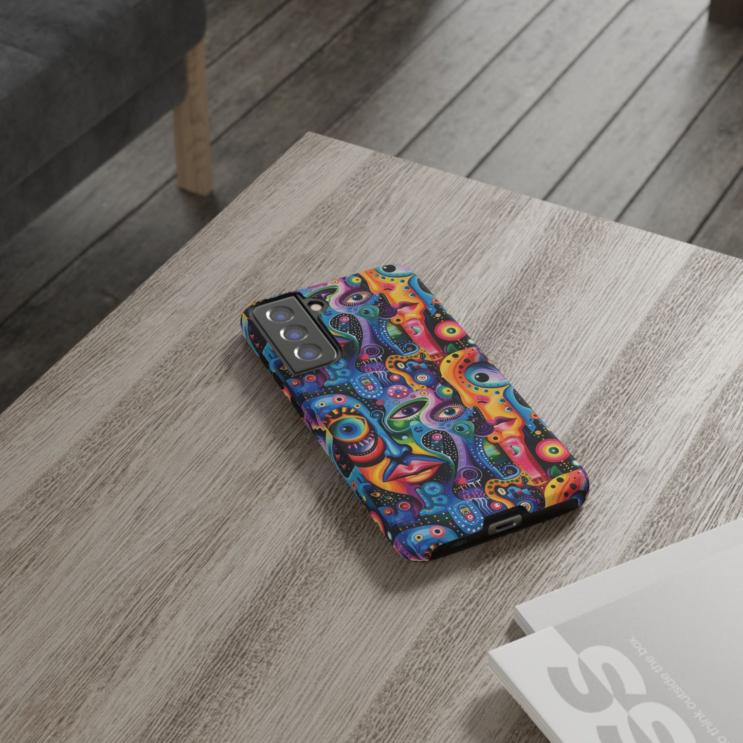 Psychedelic Visions Vibrant Art Google Pixel, iPhone and Samsung Phone Case - Tough Cases for Creative Souls