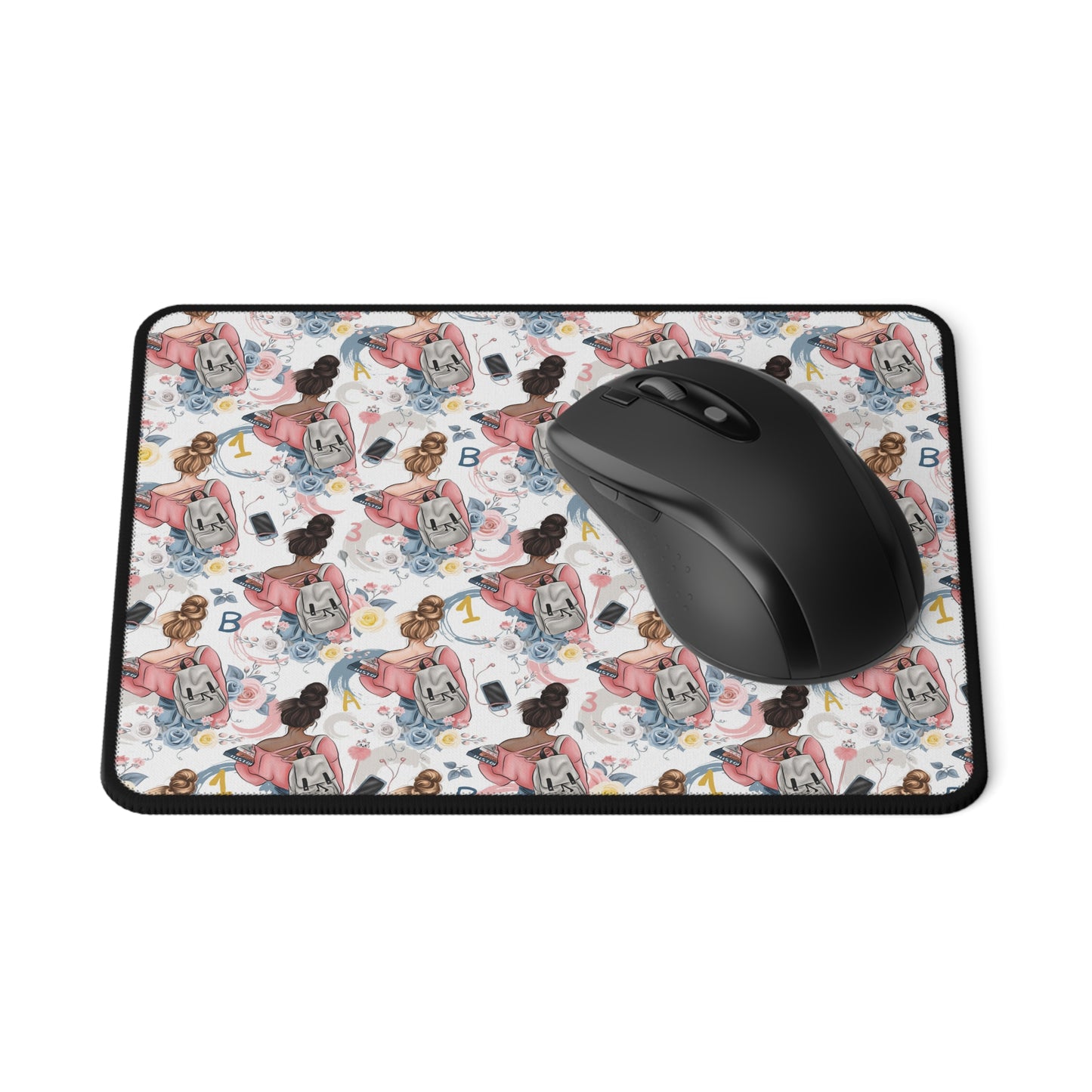 Study Chic Artistic Non-Slip Gaming Mouse Pad - Perfect for Gamers and Creative Minds