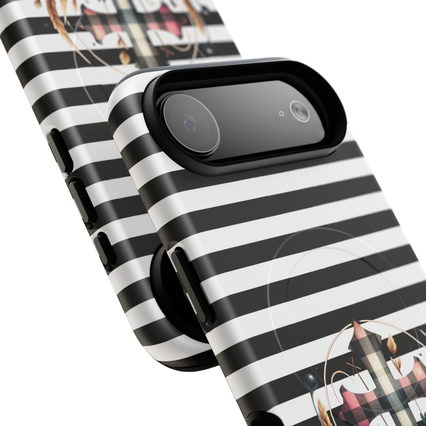 Striped in His Glory iPhone Case, Tough Magnetic Phone Protector, MagSafe iPhone Cover, Durable Case for Everyday Use, Gift for Nature Lovers, Vibrant Design.