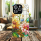 Floral Stained Glass Reverie Tough iPhone Magnetic Case, iPhone Cover, Protective Case, Flower Design, Gift for Her, Nature Lover