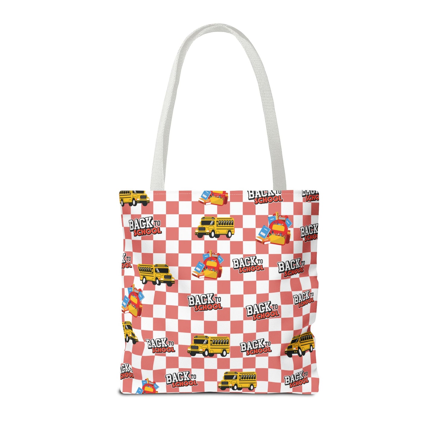 Personalized Red SchoolYard Chic Composition Book Inspired Tote Bag, Back to School Tote, Teacher Gift, Kids Bag, Custom Name Bag, Educational Accessories, Back to School Tote Bag.